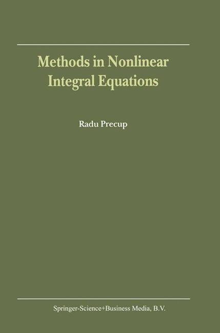 Front cover_Methods in Nonlinear Integral Equations