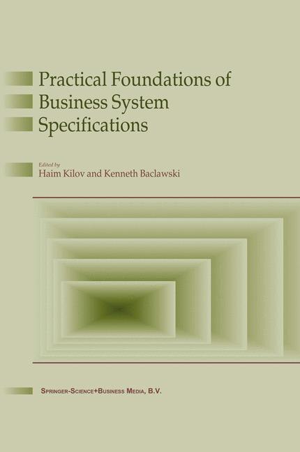 Front cover_Practical Foundations of Business System Specifications