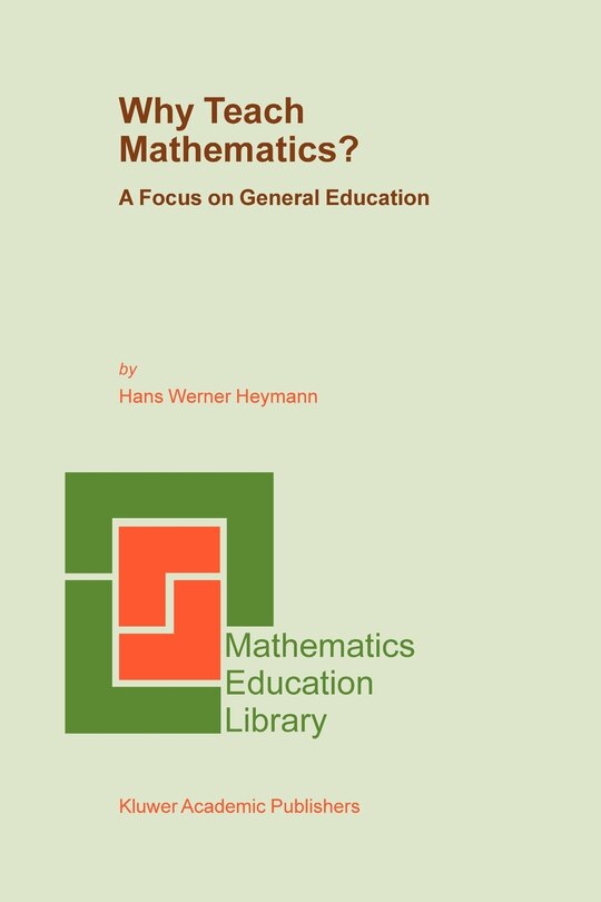 Front cover_Why Teach Mathematics?