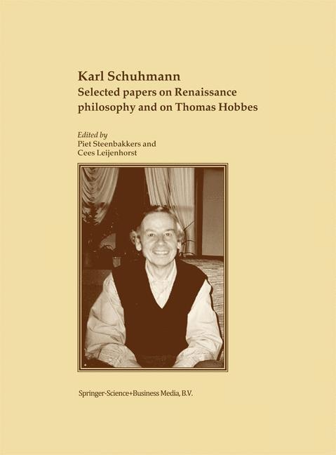 Couverture_Selected papers on Renaissance philosophy and on Thomas Hobbes