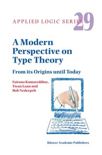 Front cover_A Modern Perspective on Type Theory