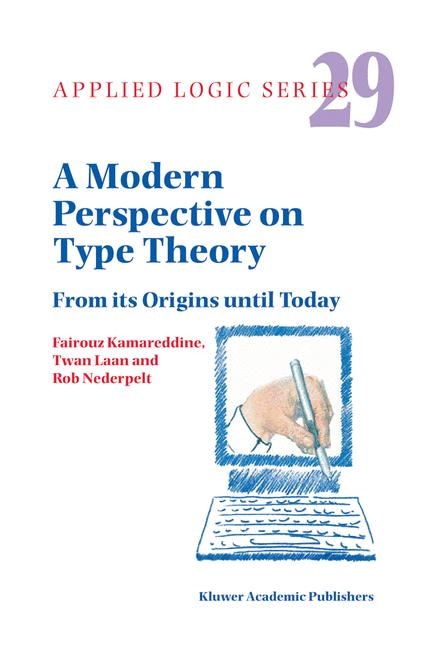 Front cover_A Modern Perspective on Type Theory
