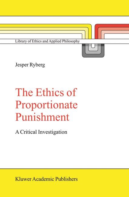 Front cover_The Ethics of Proportionate Punishment