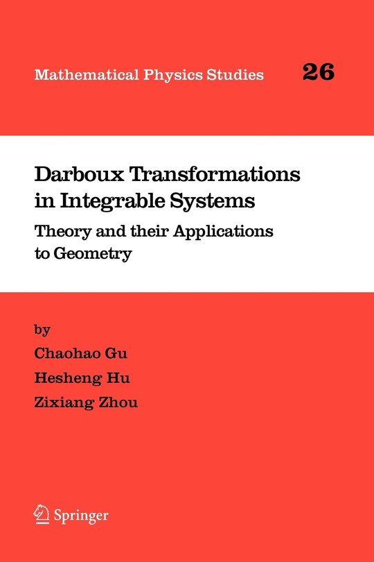 Front cover_Darboux Transformations in Integrable Systems