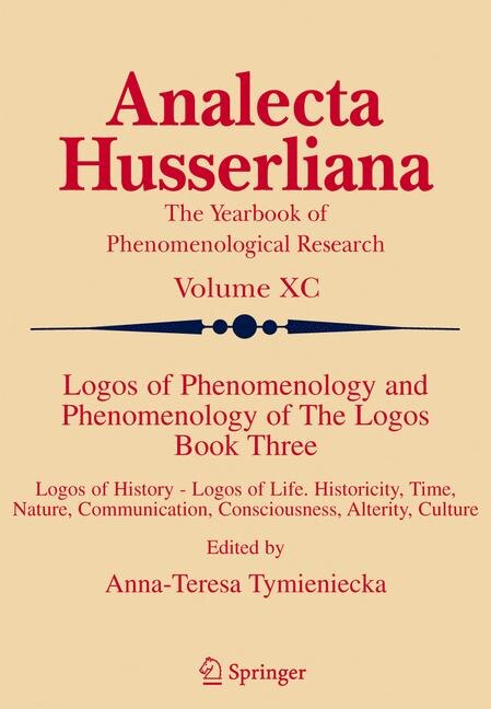 Front cover_Logos of Phenomenology and Phenomenology of The Logos. Book Three