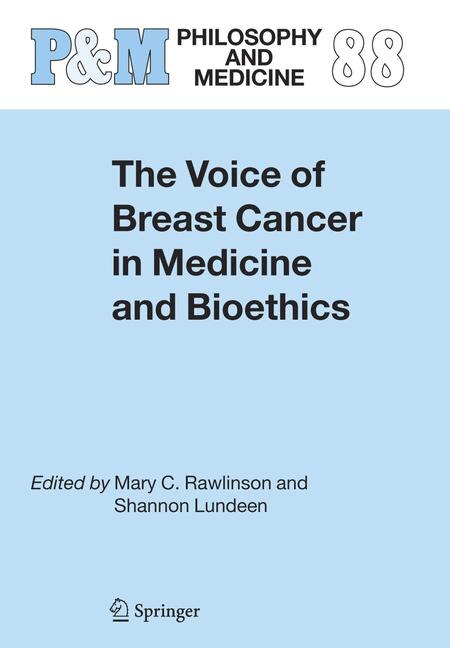 Couverture_The Voice of Breast Cancer in Medicine and Bioethics