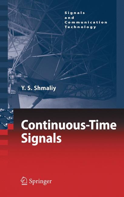 Front cover_Continuous-Time Signals