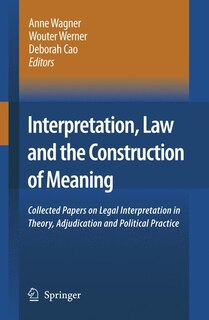 Couverture_Interpretation, Law and the Construction of Meaning