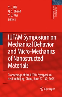 Front cover_Iutam Symposium On Mechanical Behavior And Micro-mechanics Of Nanostructured Materials