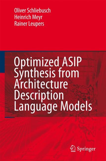 Couverture_Optimized ASIP Synthesis from Architecture Description Language Models
