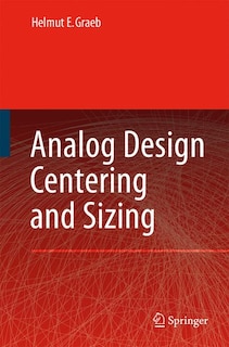Front cover_Analog Design Centering and Sizing