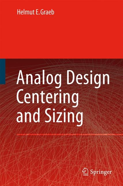 Front cover_Analog Design Centering and Sizing