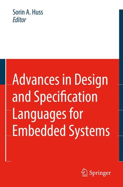 Front cover_Advances in Design and Specification Languages for Embedded Systems