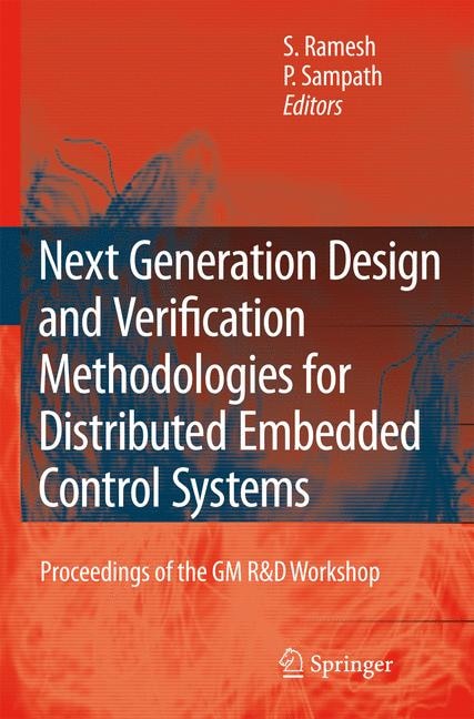 Couverture_Next Generation Design and Verification Methodologies for Distributed Embedded Control Systems