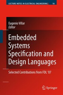 Front cover_Embedded Systems Specification and Design Languages