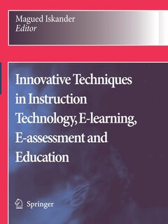 Front cover_Innovative Techniques in Instruction Technology, E-learning, E-assessment and Education