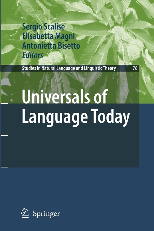 Front cover_Universals of Language Today