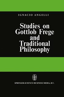 Front cover_Studies on Gottlob Frege and Traditional Philosophy