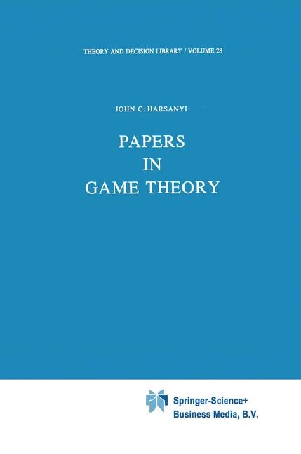 Front cover_Papers in Game Theory