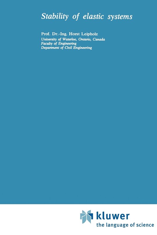 Front cover_Stability of Elastic Systems