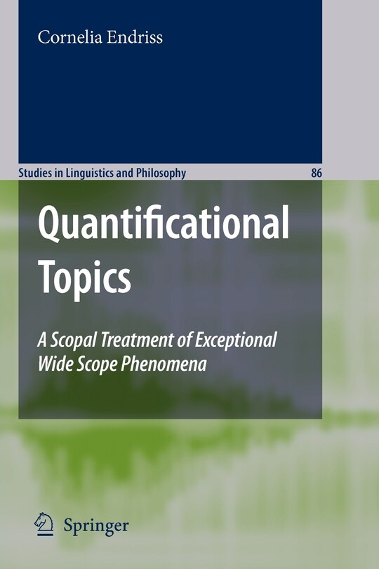 Front cover_Quantificational Topics