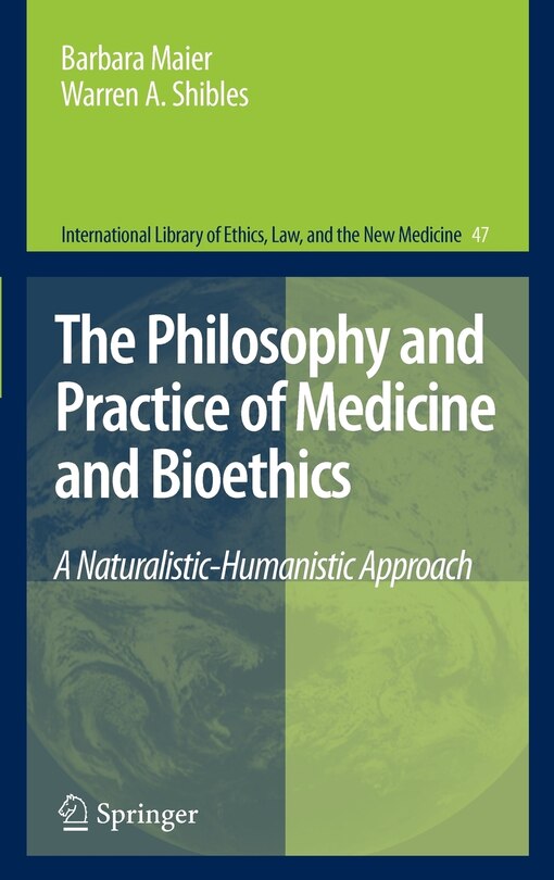 Couverture_The Philosophy and Practice of Medicine and Bioethics