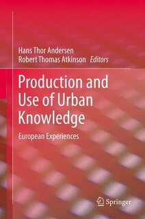 Couverture_Production and Use of Urban Knowledge