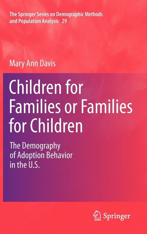 Front cover_Children for Families or Families for Children