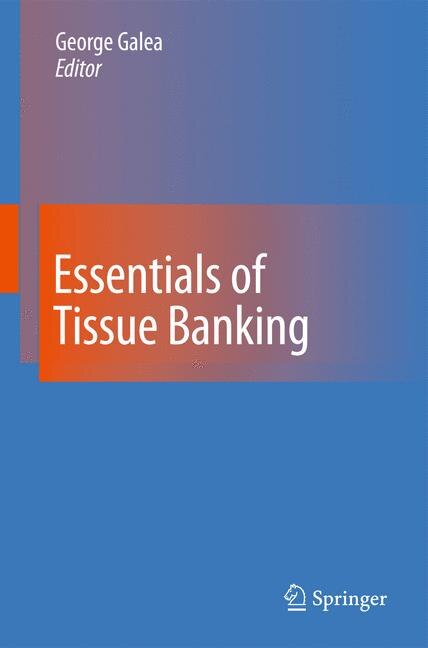 Front cover_Essentials of Tissue Banking