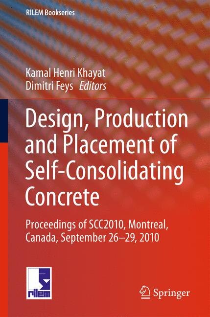 Couverture_Design, Production and Placement of Self-Consolidating Concrete