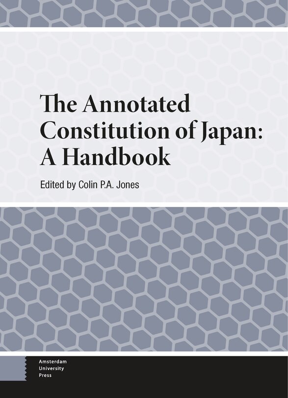 Couverture_The Annotated Constitution of Japan