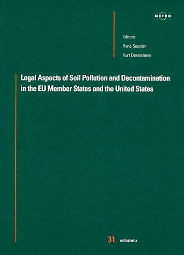 Couverture_Legal Aspects of Soil Pollution and Decontamination in the EU Member States and the United States