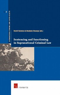 Front cover_Sentencing and Sanctioning in Supranational Criminal Law