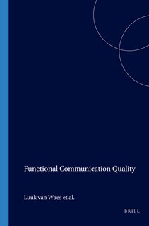 Couverture_Functional Communication Quality