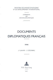 Couverture_Documents diplomatiques fran�ais