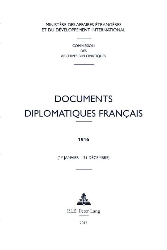Couverture_Documents diplomatiques fran�ais