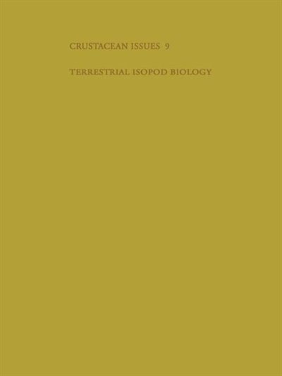 Front cover_Terrestrial Isopod Biology