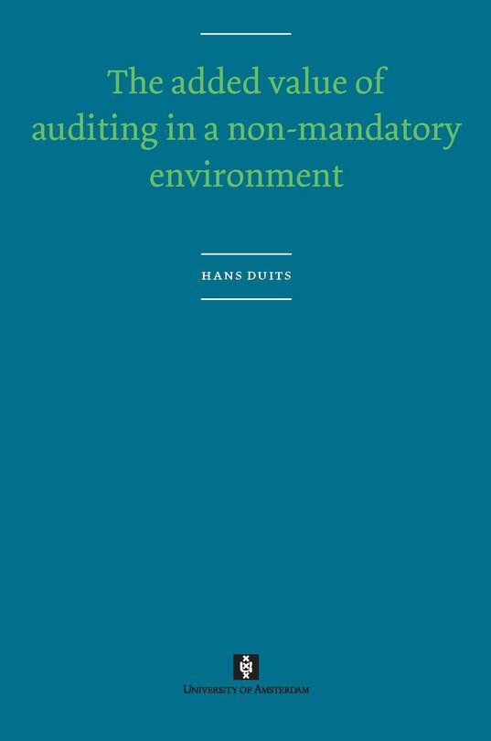 Front cover_The Added Value of Auditing in a Non-Mandatory Environment