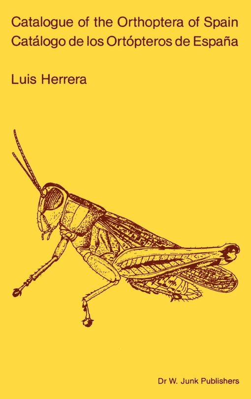 Front cover_Catalogue Of Orthoptera Of Spain / Catalogo De Los Ortopteros De España
