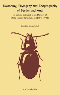 Front cover_Taxonomy, Phylogeny, and Zoogeography of Beetles and Ants