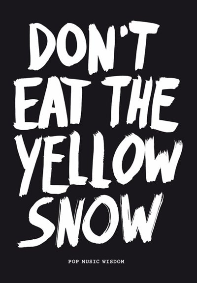 Couverture_Don't Eat the Yellow Snow