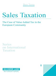 Front cover_Sales Taxation: The Case Of Value Added Tax In The European Community