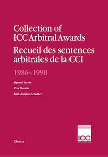Front cover_Collection of Icc Arbitral Awards 1986-1990/Recueil Des Sentences Argitrales De LA Cci
