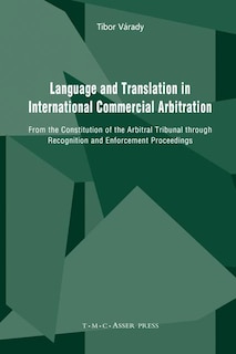 Front cover_Language and Translation in International Commercial Arbitration