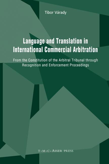 Front cover_Language and Translation in International Commercial Arbitration