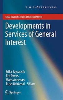 Couverture_Developments in Services of General Interest