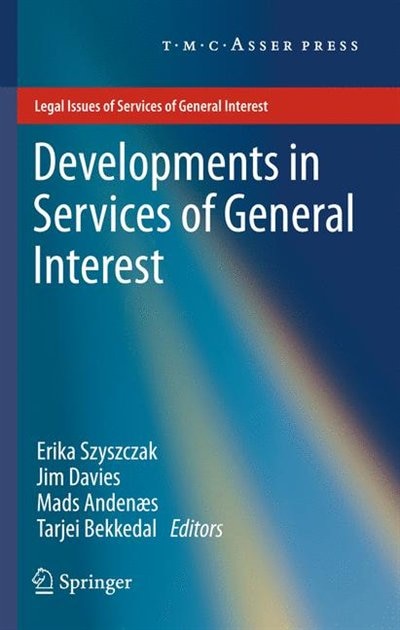 Couverture_Developments in Services of General Interest