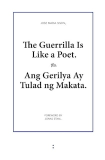 Front cover_The Guerrilla Is Like a Poet