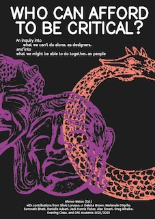 Front cover_Who Can Afford to Be Critical?