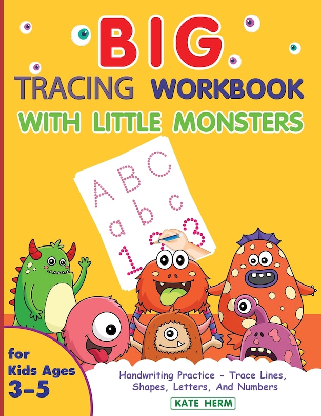 Front cover_BIG Tracing Workbook with Little Monsters
